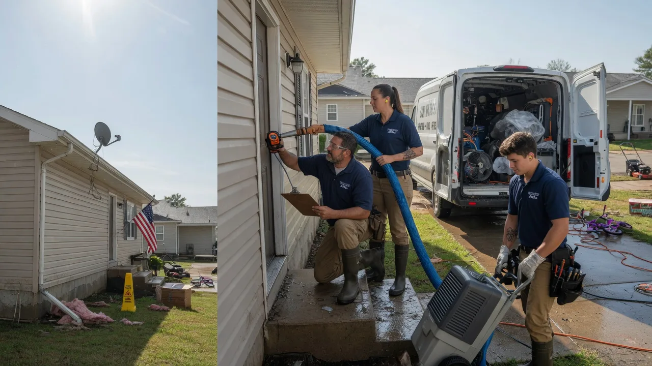 Ceiling Water Damage Restoration in Oberon, ND near me